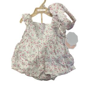 Baby on board 24 month out fit with head band